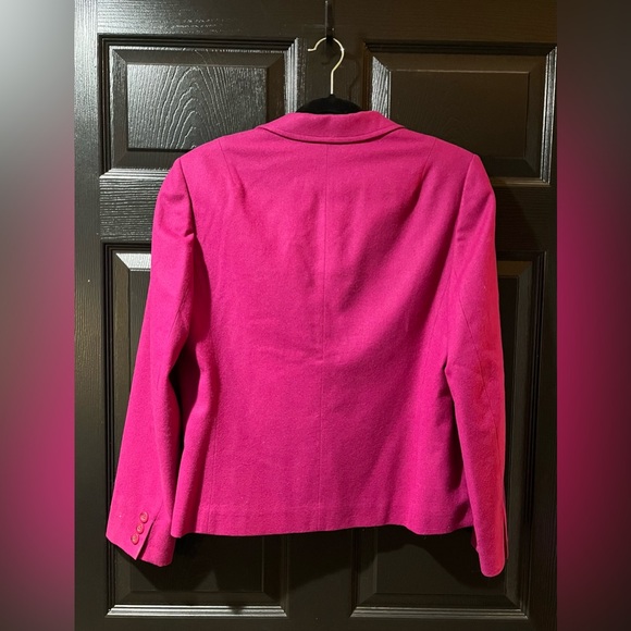 Pendleton 100% Wool Raspberry Blazer - Picture 7 of 11